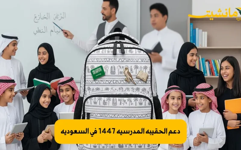 الاستعلام عن دعم الحقيبة المدرسية 1447 فى السعودية.. تعرف على الطريقة وشروط الاستحقاق